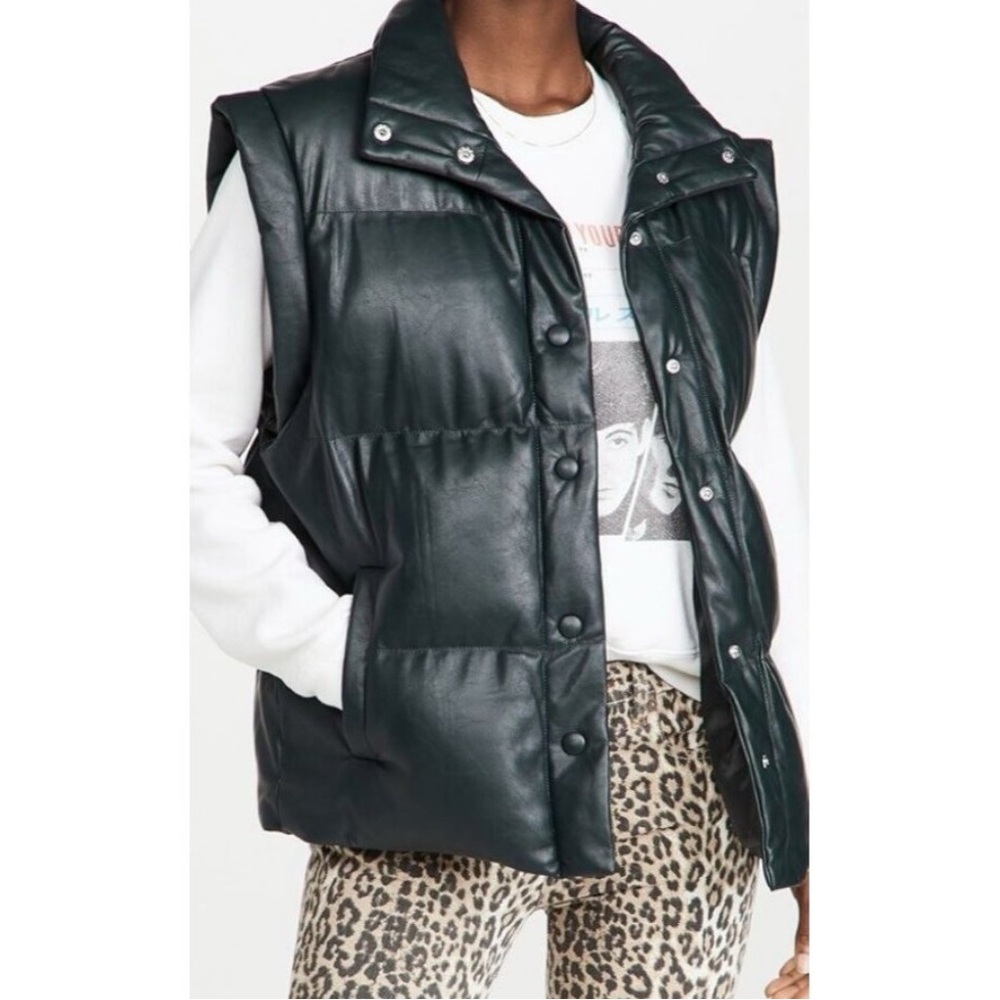 Women's Black Puffer Vest